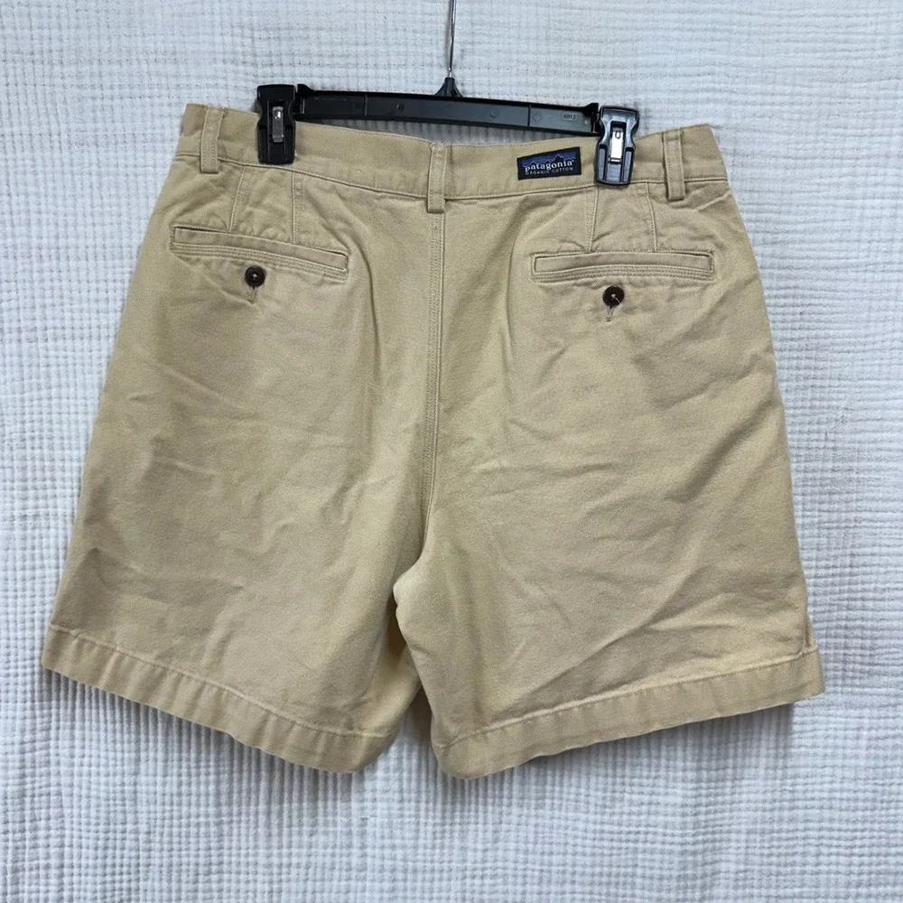 VTG Patagonia Stand Up Shorts Men 34 Khaki Tan Canvas Hiking Outdoor S9 1999 USA